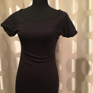 Ladies SUNDRY black tshirt dress